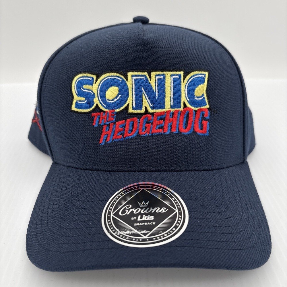 Sonic The Hedgehog Blue Baseball Cap Hat Snap Back Crowns By Lids 115665 Youth